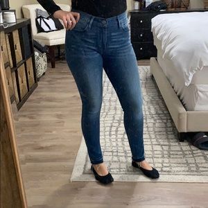 Express Jeans with Frayed Hems